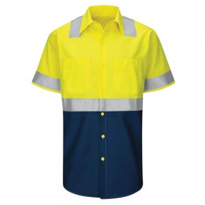 Uniform Men Reflective Working Shirts