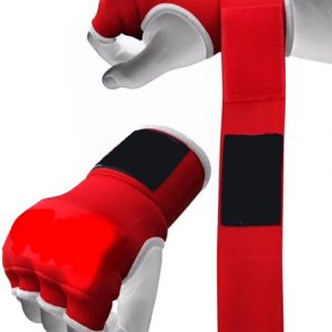 Red Boxing Wraps Hand