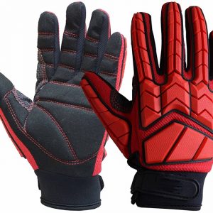 Men Anti Vibration Mechanic Work TPR Impact Gloves