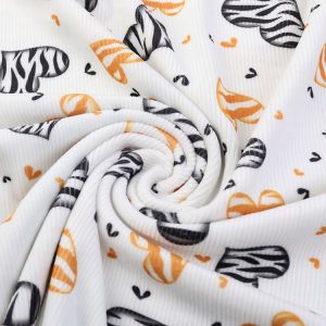 Printed Knitted Spandex Fabric Fashion Textile