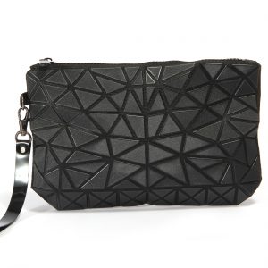 Women small Geometric pu leather cards Handbag