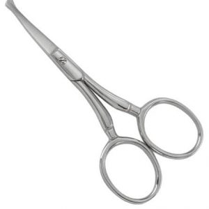 F S Cut right at the point for precise cutting of hair in noise and ears. Rounded tips for safety - Cuticle Nail Scissors