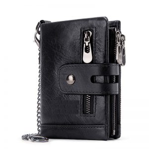 Leather Purses Zip Coin/Card Wallets