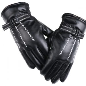 warm leather gloves for men in winter