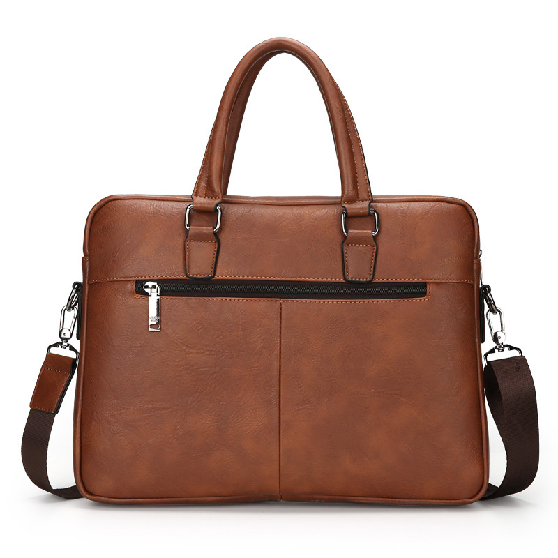 Leather handbag Office Bag - Image 4