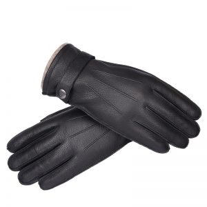 Winter Car Driving Leather Gloves