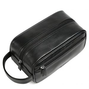 Men's leather Shaving Pouch