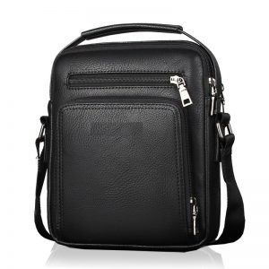 Leather business casual Cross Body Bag