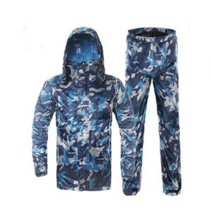 Customized Ocean Camo Rain Suit Outdoor