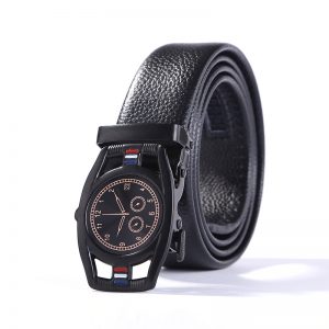 Newest style black Leather men belt for man