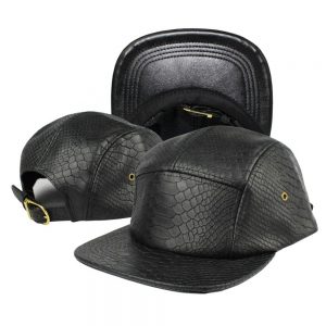 Special 5-Panel Leather Cap for Men