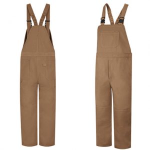 Canvas Fireproof khaki work wear Bib Overalls