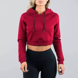 cotton women gym hoodie