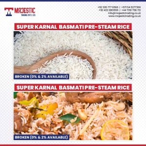 Super Karnal Basmati Pre-Steam Rice